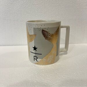 Starbucks Reserve® Roastery Tokyo Siren Tail White Gold Ceramic Coffee Mug 12oz